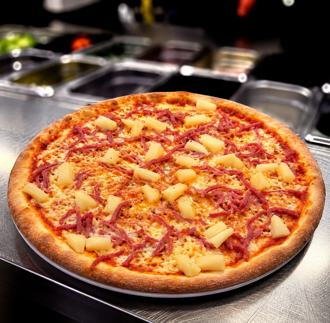 Hawaii från Caesar Pizzeria i Nydala, Malmö